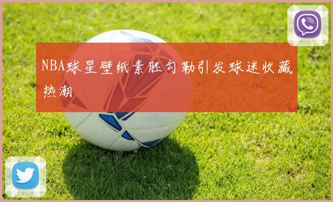 NBA球星壁纸素胚勾勒引发球迷收藏热潮